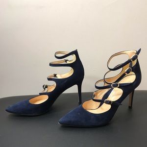 Navy blue pumps